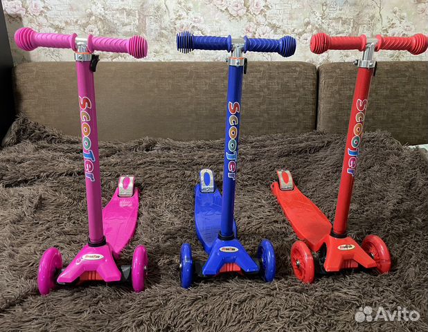 Самокат трехколесный детский