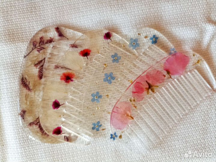 Гребень (расчёска) из эпоксидной смолы