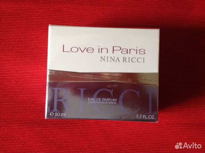 Духи Нина Ричи Love In Paris. 50мл.Ориг-л, в слюде