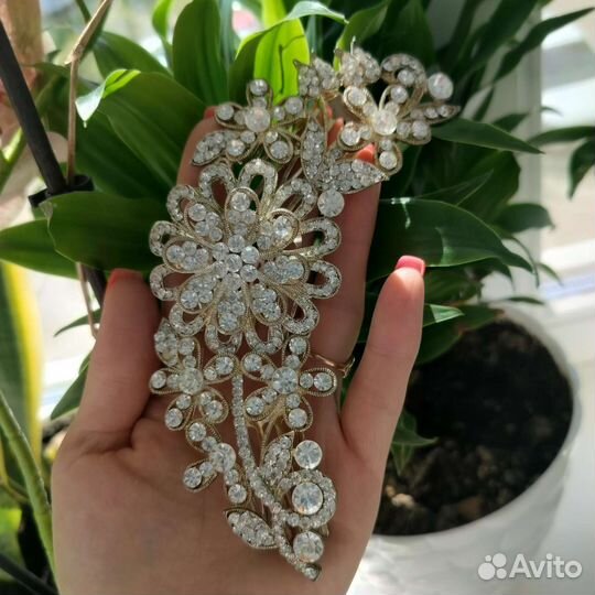 Заколка свадебная