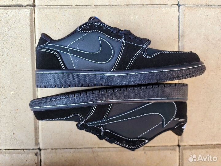 Jordan 1 Low OG SP Travis Scott- Black Phantom