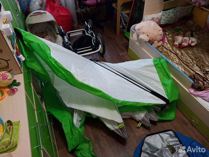 Палатка для зимней рыбалки трехслойная