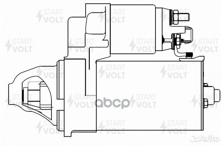 Стартер BMW 5 F10 (10) /3 F30 (12) /X3 F25 (11)