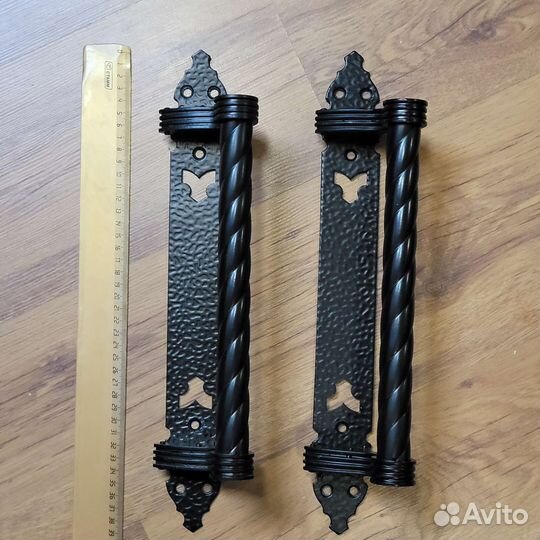 Дверная ручка 2шт металл черная Modern