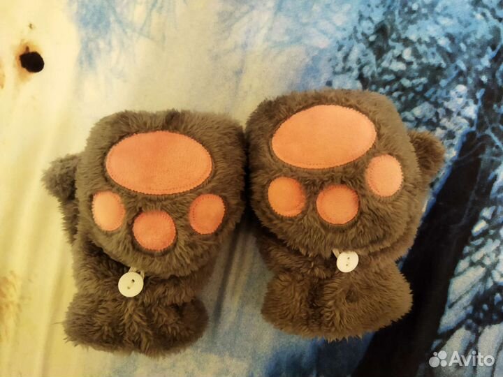 Варежки лапки