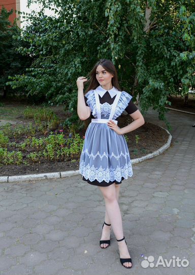 Школьный фартук и платье