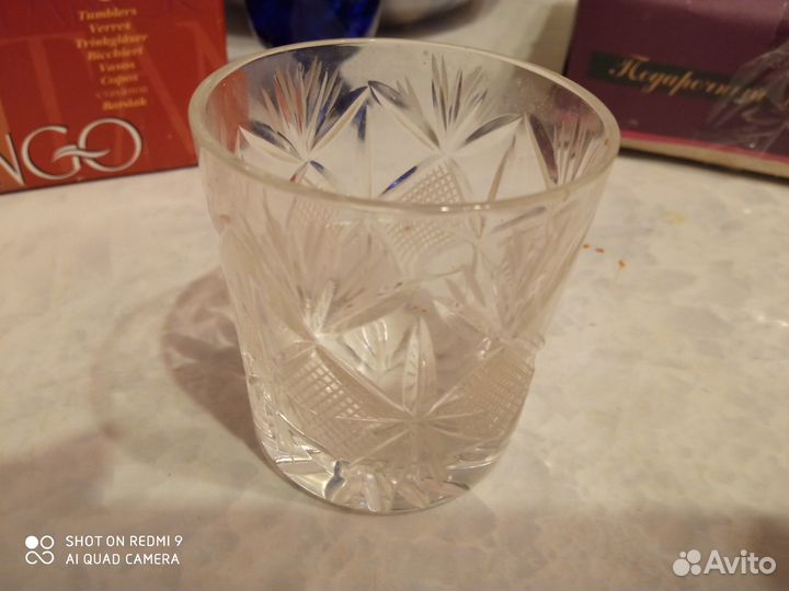 Хрустальные салатницы, вазочки и рюмочки