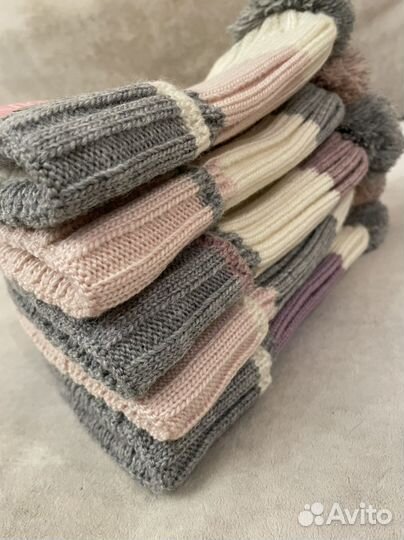 Шапка на флисе новая 52-54