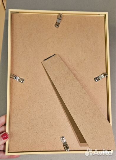 Рамка под латунь. Металл. А4