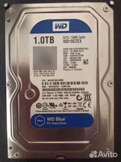 Внешний жесткий диск 1 тб б/у