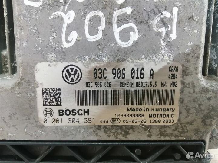Блок управления двигателем VW Гольф 6 1.4 TSI