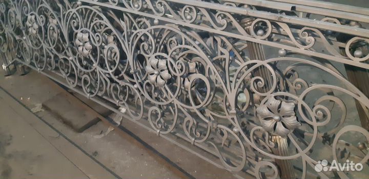 Перила из кованных элементов