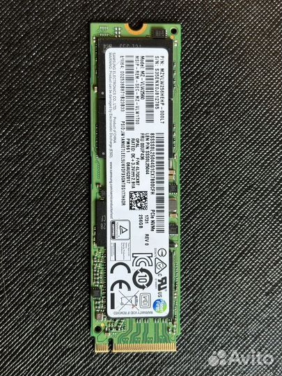 M2 nvme SSD 256Gb Samsung