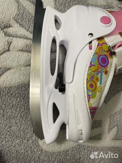 Коньки детские раздвижные 34-37