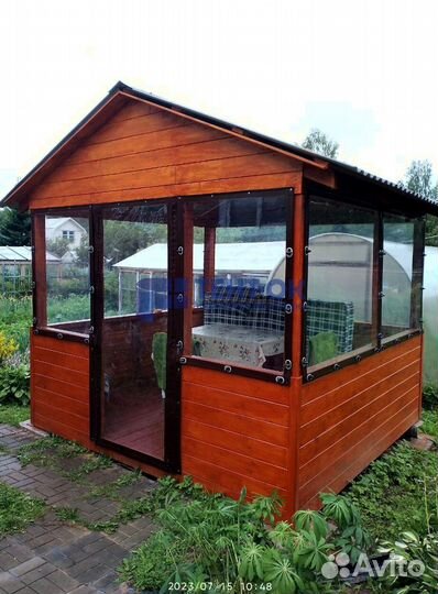 Мягкие окна для террас