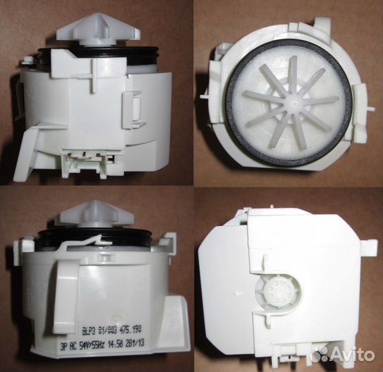 Насос для посудомоечной машины bosch 30W без ул