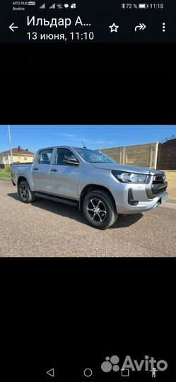 Toyota Hilux 2.4 МТ, 2020, 92 000 км