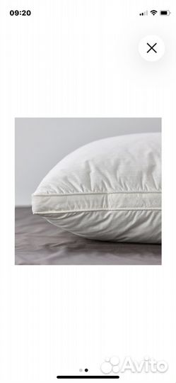 Подушка IKEA Икеа Грёнамарант высокая 50/70