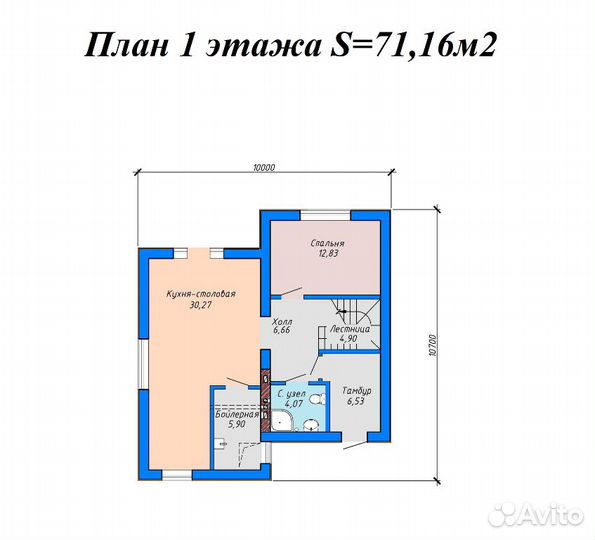 Проекты домов для ипотеки и строительства - 142 м2