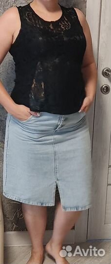 Джинсовая юбка