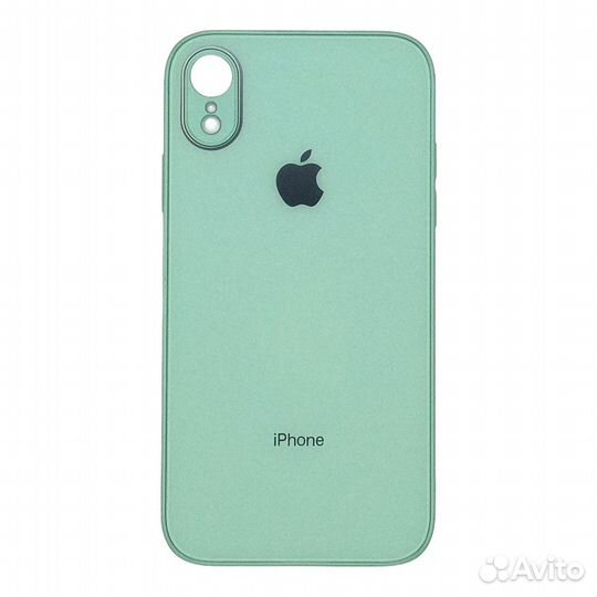 Чехол со стеклянной панелью для iPhone XR