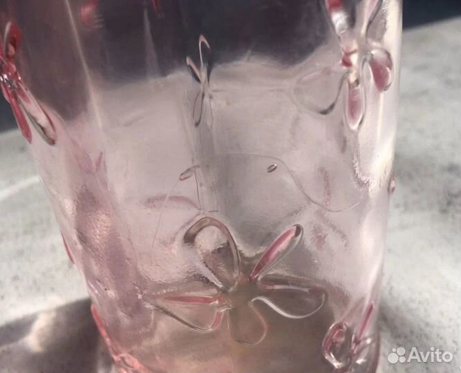 IKEA Розовая бутылка ваза