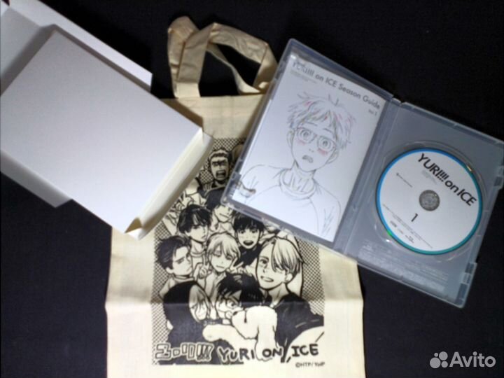 Аниме Yuri on ICE бд-диски (полное первое издание)