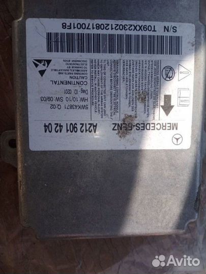 Блок управления Air Bag Mercedes-Benz E-Class W212