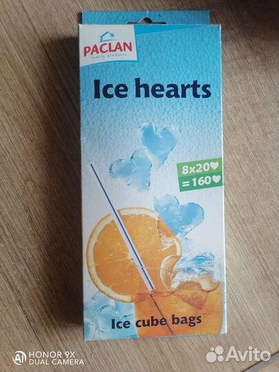 Пакеты для приготовления ледяных сердечек
