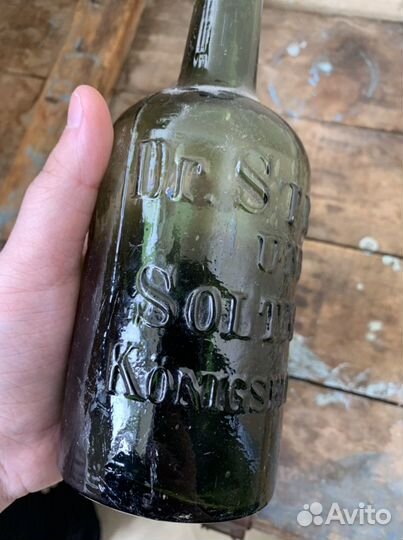 Немецкая бутылка Dr.struve soltmann konigsberg