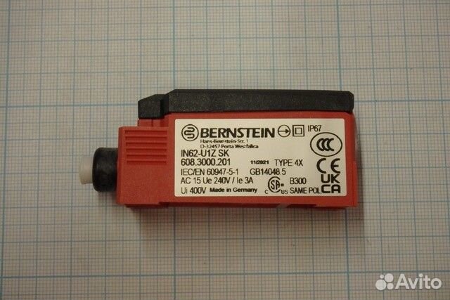 Концевой выключатель bernstein IN62-U1Z SK 608300