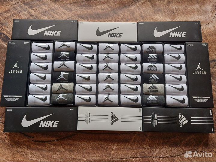 Носки Nike Reebok Jordan Lacoste