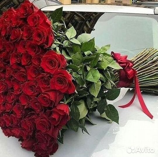 Высокие розы 150 160 170 180 190см доставка Москва