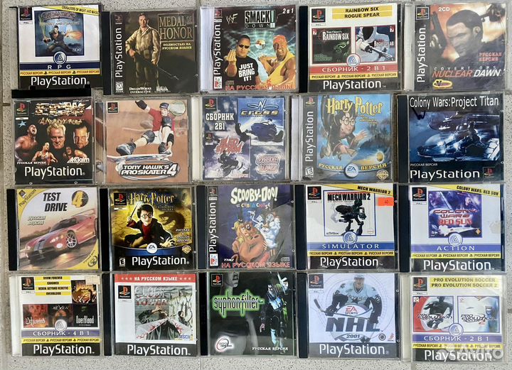 Игровые диски для ps1