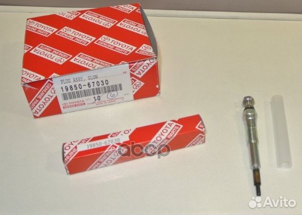 Свеча накала toyota 1kzte,3CTE 19850-67030 toyota