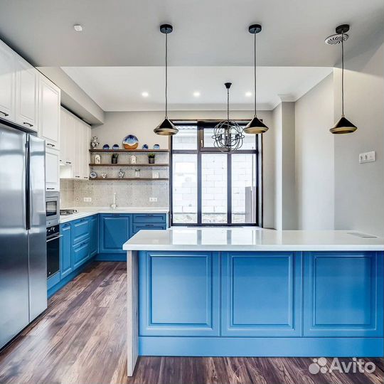 Кухни на заказ прямая и угловая