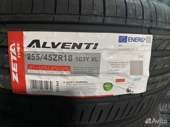 Zeta Alventi 255/45 R18 102W