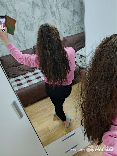 Хвост шиньон на крабе