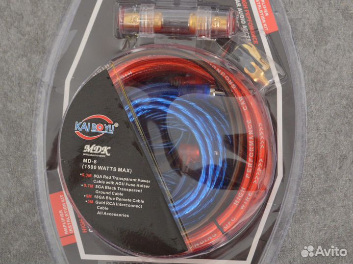 Акустический кабель, предохранитель