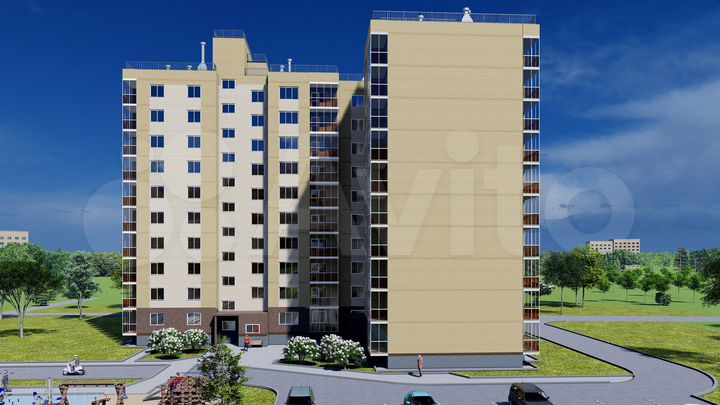 1-к. квартира, 39,7 м², 9/10 эт.