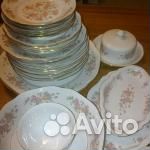 Фарфоровый столовый сервиз 6 персон Чехия