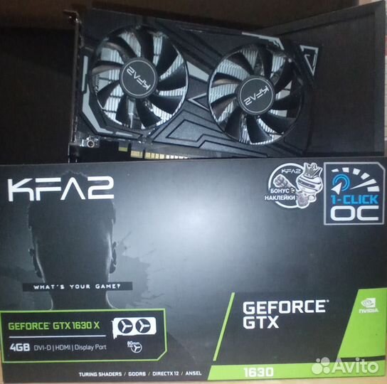 Видеокарта GTX 1630