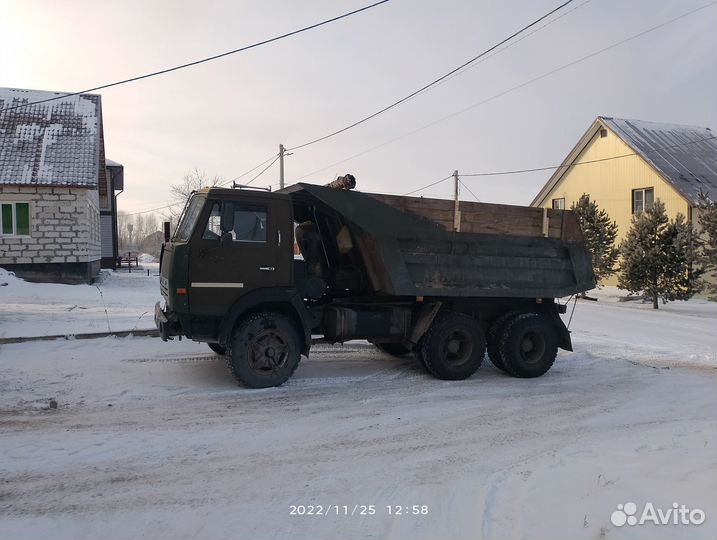 Щебень, песок. Услуги самосвала