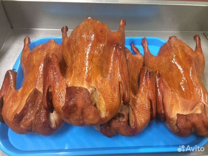 Утка горячего копчения