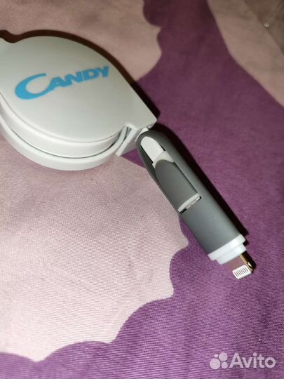 Кабель для зарядки Micro USB + Lightning Рулетка