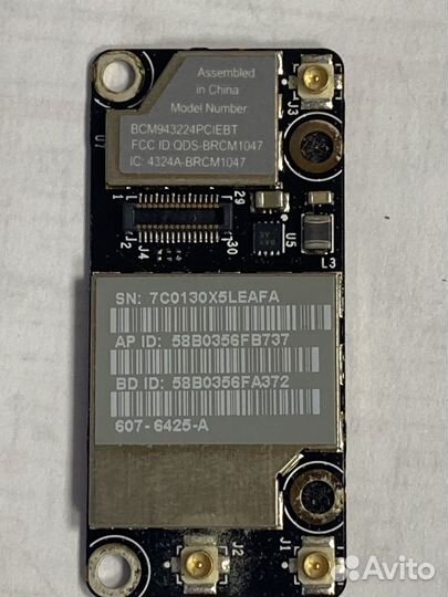 Wi-Fi модуль +bluetooth BCM943224pciebt дл Macbook