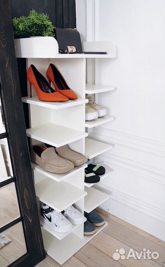 Обувница узкая этажерка 44 см