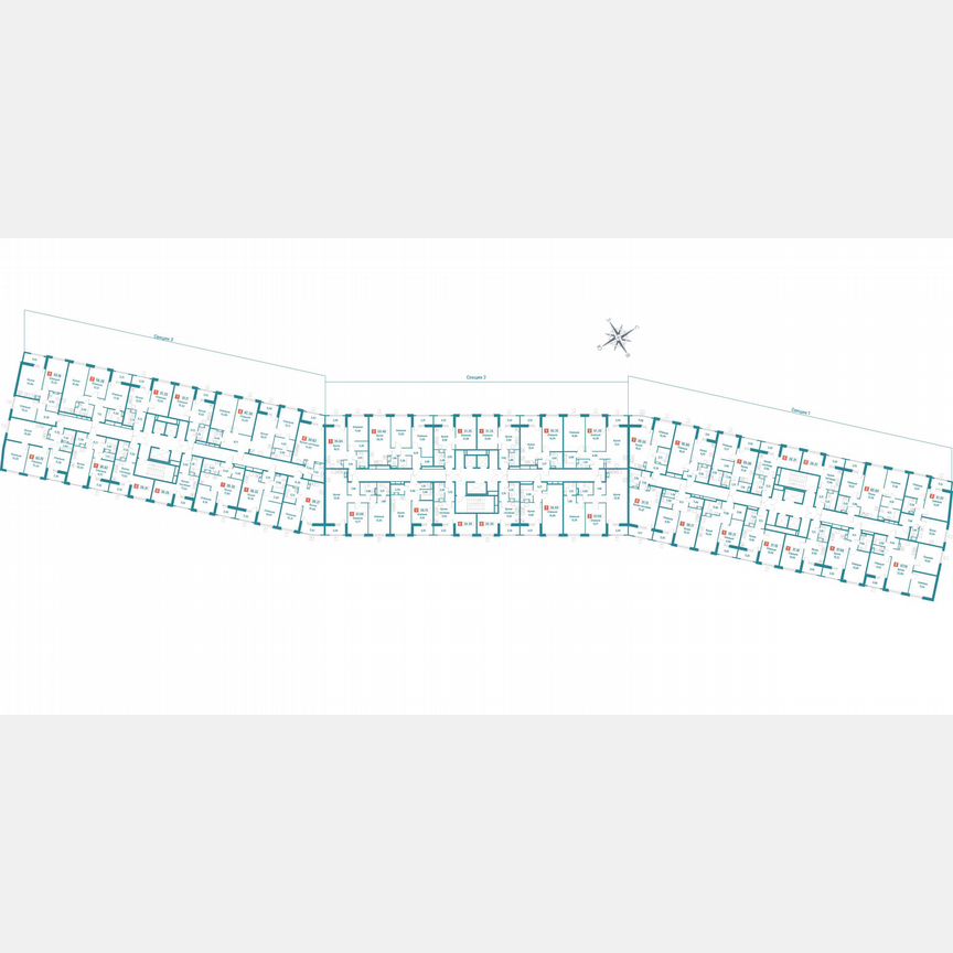 3-к. квартира, 82,3 м², 10/18 эт.