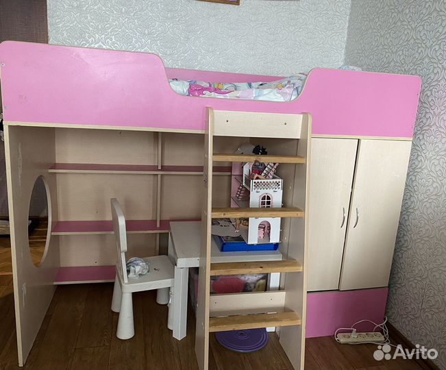 Детская кровать чердак
