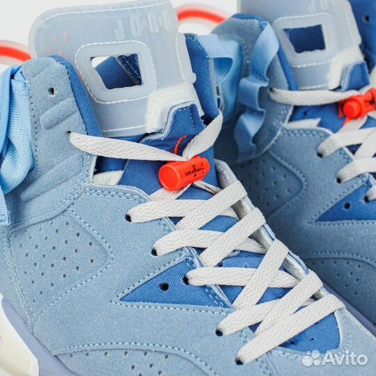 Кроссовки Air Jordan 6 x Travis Scott Light Blue